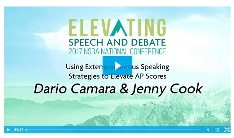 Using Extemporaneous Speaking Strategies to Elevate AP Scores